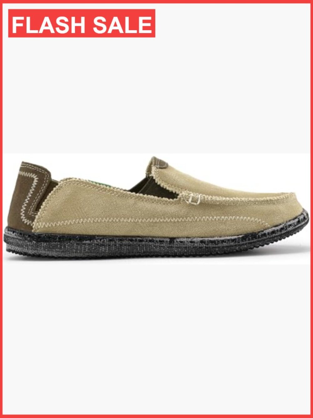 Mens Canvas Slip On Loafers Deck Shoes Casual Boat Shoes Zero Drop Vintage - Picture 4 of 7